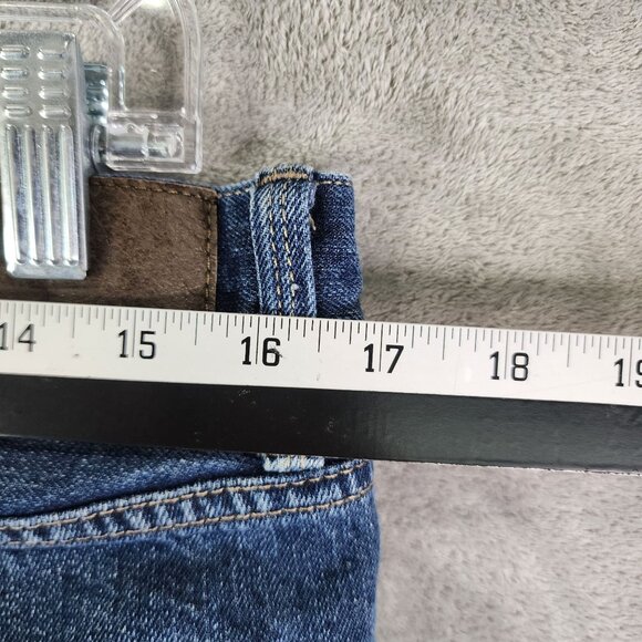 Mens Express Jeans Denim Blue Rocco Slim Fit Straight Leg 100% Cotton Size 32x32 - Picture 11 of 14